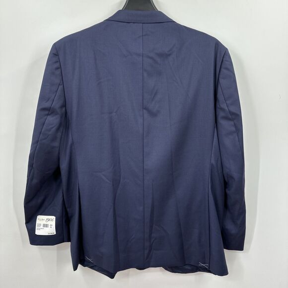 Jos. A. Bank Men's Blazer Sport Coat 50L 100% Wool Regal Bright Blue Twill $179 - Picture 5 of 12